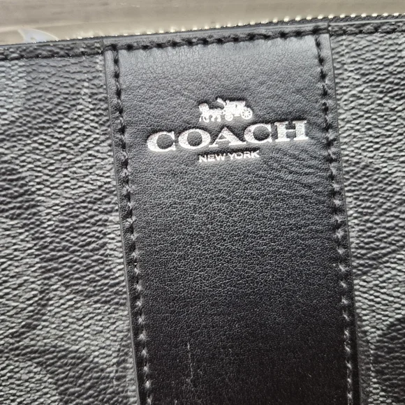 Coach Black Textured Leather Accessory - Picture 2 of 7